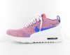 Nike Air max thea Ultra flyknit White-Medium Blue-Pink