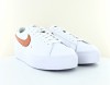 Nike Blazer low platform blanc orange craquelé