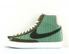 Nike Blazer mid 77 se gs vert vert foncé blanc rose