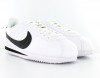 Nike cortez cuir femme BLANC/NOIR