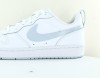 Nike Court borough low 2 gs blanc gris iridesent