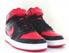 Nike Court borough mid 2 gs noir rouge