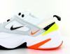Nike M2K tekno blanc noir orange volt