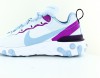 Nike React Element 55 gris bleu ciel violet