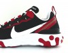 Nike React Element 55 noir blanc rouge