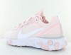 Nike React Element 55 rose blanc