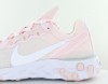 Nike React Element 55 rose blanc