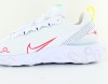 Nike React Element 55 schematic blanc orange crimson jaune fluo
