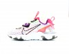 Nike React vision blanc noir violet vert