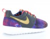 Nike rosherun print gs galaxy GALAXY/OR