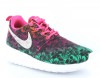 Nike Rosherun print gs ROSE/VERT/GRIS