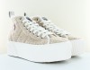 Noname Iron mid side beige sheep blanc