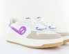 Noname Kelly sneaker blanc beige violet bleu ciel