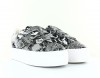 Noname Plato straps nappa print kobra gris blanc cobra