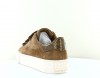 Noname Arcade straps goat suede camel snake beige