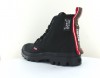 Palladium Pampa dare 2 revive noir blanc rouge