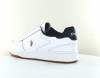 Polo Ralph Lauren Polo court sneakers low top laces blanc bleu marine gomme