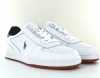 Polo Ralph Lauren Polo court sneakers low top laces blanc bleu marine gomme