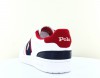 Polo Ralph Lauren Polo court sneakers low blanc bleu marine rouge