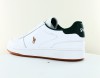 Polo Ralph Lauren Polo court sneakers low top laces blanc vert gomme
