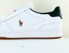 Polo Ralph Lauren Polo court sneakers low top laces blanc vert gomme