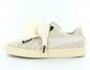 Puma Basket heart teddy blanc beige mouton