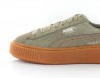 Puma Suede platform bubble Kaki gomme