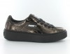 Puma Basket Platform Metalic Black