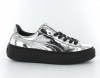 Puma Basket Platform Metalic Silver