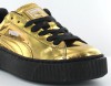 Puma Basket Platform Metalic Gold