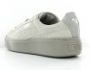 Puma Basket Platform Reset Gris-Brillant