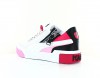 Puma Cali karl lagerfeld blanc noir rose fluo