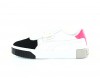 Puma Cali remix blanc noir rose fluo