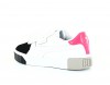 Puma Cali remix blanc noir rose fluo