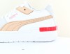 Puma Cali sport cnv blanc beige rose