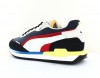 Puma City rider noir blanc rouge bleu jaune