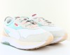 Puma Cruise rider gloaming blanc bleu jaune pastel cuivre