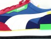 Puma Future rider play on bleu blanc rouge vert