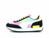 Puma Future rider play on junior rose blanc bleu noir jaune