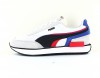 Puma Future rider double blanc noir rouge bleu