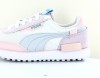 Puma Future rider pastel femme blanc rose bleu ciel