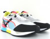 Puma Mirage tech blanc noir bleu ciel orange vert