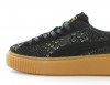 Puma Platform Exotskin Noir-Gold