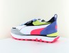 Puma Rider fv future vintage blanc rose noir bleu jaune