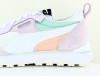 Puma Rider fv future vintage blanc rose vert saumon