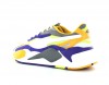 Puma Rsx 3 level up blanc vert violet jaune