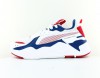 Puma Rsx mu jr blanc rouge bleu