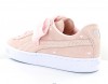 Puma Suede heart valentine jr Rose rose blanc