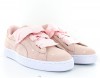 Puma Suede heart valentine jr Rose rose blanc