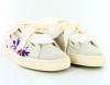 Puma Suede heart flowery Beige fleuri